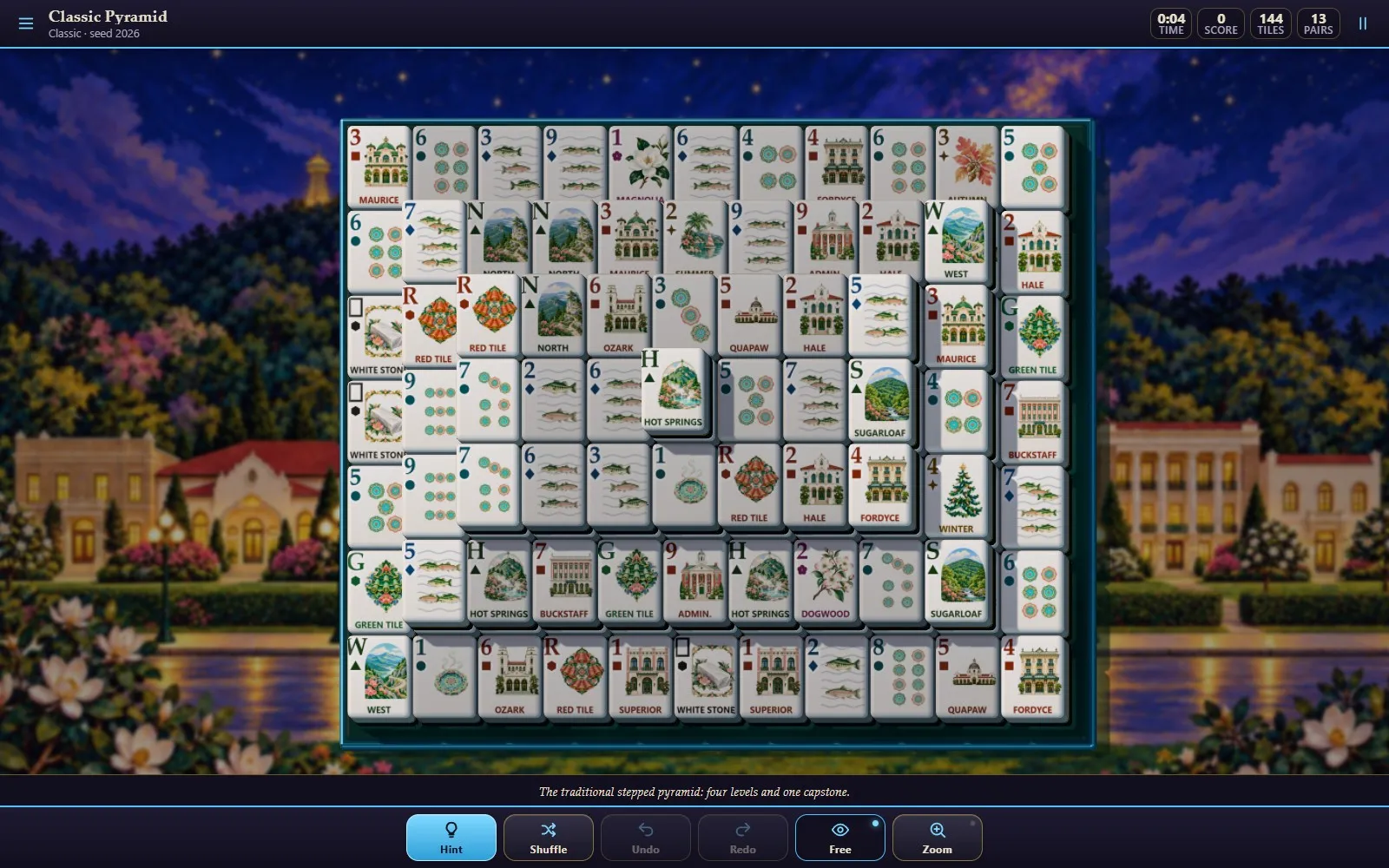 Bathhouse Mahjong in play